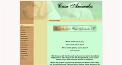 Desktop Screenshot of casa-animales.de